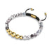 Dalmatiner-Jade | Gold | Balance-Edelstein-Makramee-Armband